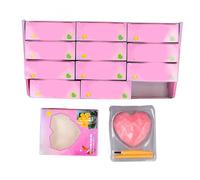 TOPINCN Kit D'excavation de Pierres, Jouet éducatif Scientifique avec Ciseau et Brosse, Kit D'extraction de Pierres Précieuses, activité de Collecte de Roches pour Plus de 6 Ans (Amour)