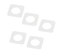 TOPINCN Kit D'imprimante 3D Silencieux pour Moteur Pas à Pas, Amortisseur de Vibrations, pour Machine CNC, en Silicone, Ensemble de 5 Pièces, 1,7x1,7 Pouces D'épaisseur 0,1 Pouces pour un Travail