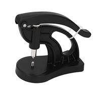 TOPINCN Kit D'outils de Réparation à Fermeture Rapide, Ensemble de Presse de Montre ABS avec 12 Matrices pour Boîtier de Montre Plus Proche, Couleur Noire