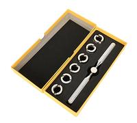 TOPINCN Kit D'outils de Retrait de Boîtier Arrière de Montre, Ensemble D'ouverture en Acier de qualité Supérieure pour Huître, Construction Durable sans Rouille, Rangement Facile, Horlogers