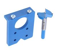 TOPINCN Kit D'ouverture de Trou de Charnière Bleu Durable pour Projets, Matière Plastique ABS, Facile à Utiliser