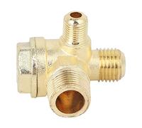 TOPINCN La dureté élevée de Compresseur d'air de Clapet Anti-Retour Empêchent Le Reflux pour Diverses Applications Matériel de Zinc