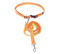 TOPINCN Laisse pour Chien, Corde élastique en Nylon Absorbant Les Chocs pour Grands Chiens, Boucle de Verrouillage de Contrôle de Traction, Sangle Réfléchissante avec Anneaux en D pour la (Orange