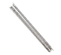 TOPINCN Lames de Scie à Dents en Spirale pour la Coupe du Métal, du Bois et du Plastique, Lames Haute Résistance, Adaptées au Métal, au Bois et au Plastique, Paquet de 12 (Lame de scie 3#)