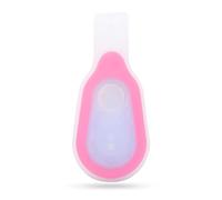 TOPINCN Lampe à Pince en Silicone, étanche, Portable, pour L'extérieur, Mini Veilleuse LED, Bouton de Course, Brassard de sécurité (rouge)