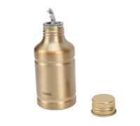TOPINCN Lampe Brûleur à Alcool Lampe à Alcool 100 Ml Brûleur à scellé en Alliage D'aluminium Anti-fuite Portable avec Base Large et Stable pour Camping Randonnée Laboratoire