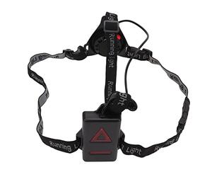 TOPINCN Lampe de Course de Nuit à LED Rechargeable par USB étanche pour le Sport de Plein Air, le Jogging, la Randonnée, Bande élastique Réglable, 3 Modes, Lumière Rouge et Blanche, équipement de