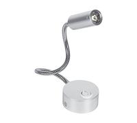 TOPINCN Lampe de Lit à LED, Lampe D'étude de Lecture à Col de Cygne Flexible, Lampe Blanc Chaud et Froid, Lampe Murale à Tête Réglable pour Chambre à Coucher, Salon, Bureau (Blanc Chaud