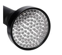 TOPINCN Lampe de Poche 100LED Lampe de Détection Fluorescente étanche pour la Vérification des Billets de Banque, Contrôle de sécurité + Corde Suspendue, Noir/gris (BLACK)