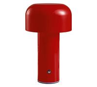 TOPINCN Lampe Mignonne Petite Champignon pour Chambre à Coucher, Lampe de Table de Champignon Trois Couleurs LED Perles Lumineuses D'art Moderne Décor de Bureau Lumineux de Nuit pour le (rouge)