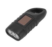 TOPINCN Lampe Torche D'urgence avec Manivelle et Charge Solaire