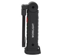 TOPINCN Lampe Torche LED avec 5 Modes D'éclairage, Lampe de Travail Portable Rechargeable pour L'entretien du Camping en Plein Air, avec Aimant, Vert