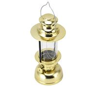 TOPINCN Lanterne Décorative à LED, Alimentée par Batterie, Lanterne en Plastique Portable avec un Design sophistiqué pour Mariage, Fête D'anniversaire, Camping, Décoration de la Maison (GOLD)