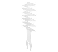 TOPINCN Largeur des Combinaisons de Dentaires pour Hommes de Peigne à Double Peau pour Coiffage Coulissant Lisse - Tool de Famille D'accueil pour Hommes Durables (WHITE)