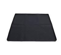 TOPINCN Lèchefrite Antidérapante en Silicone pour Mini Réfrigérateur, 50 X 50 Cm, Protection du Sol et des Meubles, Tapis à Bord surélevé pour Machine à Laver, Sèche-linge, (BLACK)