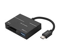 TOPINCN Lecteur de Cartes de Type C Haute Vitesse avec Coque ABS Durable pour XQD et Cartes Mémoire à Usage Professionnel