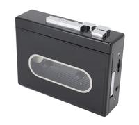 Topincn Lecteur de Cassette Portable avec Radio FM, Auto-Reverse, Prise Casque 3,5mm, Matériel ABS, 118x90x30mm, Alimentation Piles/DC5V