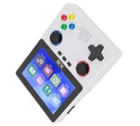 TOPINCN Lecteur de Jeux Vidéo Portable avec écran SIPS SIPS de 3,5 Pouces 32G Carte Mémoire 2000mAh Batterie, Longue Durée de Vie de la Batterie pour Les Consoles de Jeu Rétro (White)
