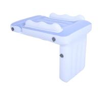 TOPINCN Lit D'avion pour Tout-petits, Lit de Voyage Portable, Doux et Sûr avec Extension de Siège D'avion, Matelas Gonflable pour les Longs Vols, Sommeil (BLUE)