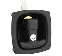 TOPINCN Loquet à Poignée en T, Serrure Pliante en Alliage de Zinc Noir Durable pour Remorque de Camping-car, Indice d'étanchéité IP65