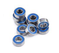 TOPINCN Lot De 10 Roulements à Billes Miniatures En Acier Double Blindage 5 x 11 x 4 mm