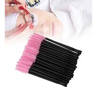 TOPINCN Lot de 100 Brosses à Cils Jetables pour Mascara - Ensemble de 100 Pièces pour Divers Besoins - Taille Portable pour les Voyages pour les Salons de beauté et les Maquilleurs Rose/bleu/rose