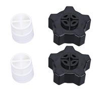 TOPINCN Lot de 2 Bouchons de Vidange pour Filtre à Sable de Piscine, Joint de Bouchon de Vidange et écran de Remplacement Compatibles avec SX180LA Pro Filtre Cylindre de Sable Piscine