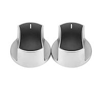 TOPINCN Lot de 2 boutons de rechange universels en métal pour cuisinière à gaz