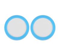 TOPINCN Lot de 2 Disques de Diffuseur de CO2 pour Aquarium, Joint d'étanchéité Amovible, Tampon de Remplacement pour Diffuseur de CO2 en Acier Inoxydable, Disque D'atomiseur à Bulles