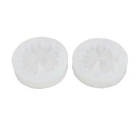 TOPINCN Lot de 2 Moules à Chocolat en Silicone en Forme de Marguerite et de Chrysanthème, pour la Décoration de Gâteaux et de Pâte à sucre. Revêtement Antiadhésif, Idéal pour la