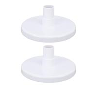 TOPINCN Lot de 2 Plaques D'aspiration pour Piscine Hors Sol, Adaptateur de Remplacement en Plastique pour écumoire de Piscine 513330 SP1091WM, Largeur Inférieure 16 Cm, Diamètre d