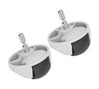 TOPINCN Lot de 2 roulettes Avant pour Sweeper Roue Universelle E4 Robot S4 E4 E5 S5 Remplacement pour S6 S7 Roue Avant sous Vide