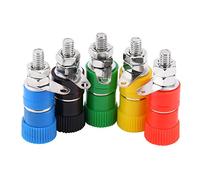 TOPINCN Lot de 20 Prises Jack Femelle pour Connecteurs Banane 4 Mm - Plastique ABS isolé, 5 Couleurs, Options de Connexion Polyvalentes - pour Amplificateurs Audio et équipements électriques