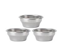 TOPINCN Lot de 3 Paniers Filtrants à café en Acier Inoxydable, Panier Porte-filtre de 54 Mm avec Maille Fine pour Poignée de Machine à café de 54 Mm, Durable et Facile à Nettoyer