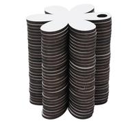 TOPINCN Lot de 30 Plaques Nominatives Vierges pour Tasse, Finition en Panneau de Fibres de densité Moyenne, Panneau Dur pour Sublimation, avec 8,3 Cm de Diamètre pour la Décoration de