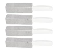 TOPINCN Lot de 4 Pierres Ponces pour le Nettoyage des Toilettes, Pierre Ponce à Long Manche, Bâtonnet de Nettoyage pour Cuvette de Toilettes, Brosse de Toilette, Bâtonnet de Pierre