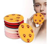 TOPINCN Lot de 8 éponges de Maquillage Rondes en Mousse à Mémoire de Forme pour un Mélange Fluide et un Maquillage Longue Durée - Idéal pour les Tons de Peau en Plusieurs Couleurs