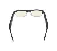 TOPINCN Lunettes Intelligentes Stéréo Hi-FI, avec Commande Tactile, écouteurs Ouverts pour Le Cyclisme, la Course à Pied et Les Activités Quotidiennes (Modèle à Monture argentée)