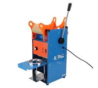 TOPINCN Machine à Sceller les Gobelets, Scelleuse électrique à Haute efficacité et Forte scellabilité pour Gobelets de 75 Mm, 90 Mm et 95 de Diamètre avec Conception (Prise UE 220V)