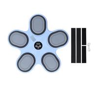 TOPINCN Machine de Boxe Musicale, Entraîneur de Boxe Intelligent Mural pour L'entraînement de Coordination œil-Main, Vitesse de Frappe Réglable, Machine de Frappe Murale pour Adultes (Blue)