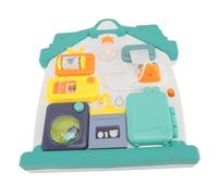 TOPINCN Maison de Jeu D'exploration Multisensorielle, Planche D'activités D'éducation Précoce, Planche de Puzzle pour L'entraînement de la motricité Fine, Villa Lumineuse Interactive