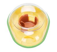 TOPINCN Mangeoire pour Animaux de Compagnie en Forme D'avocat, Bol pour Chien à Alimentation Lente avec Conception Anti-Fuite pour Chats et Chiens, Jouet en Plastique Durable pour