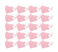 TOPINCN Masque à Poussière de 20 Pcs, Masque Facial Lavable, Respirateur des Faces Réutilisables, Couverture de Visages Respirants avec une Structure 3D pour les Hommes Femmes au Travail (PINK)