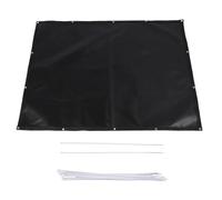 TOPINCN Mat à Grill pour Grill Extérieur, Coussinets de Grill à Feu de Calibre Fibre de Verre à Chaleur de Grillades Mat-Grill Protecteur de Clôture pour Les Taches de Barbecue en Plein (3 * 6ft)