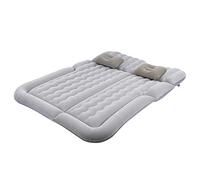 TOPINCN Matelas Gonflable de Voiture 2 en 1 avec Pompe, Coussin floqué Doux et Confortable pour Camping en Plein Air SUV 68,5x49,6 Pouces (Gray)