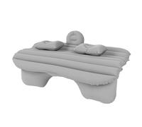 TOPINCN Matelas Pneumatique Gonflable de Siège Arrière de Voiture de Flocage de PVC avec la Pompe 53.15x33.46in pour la Berline (Grey)