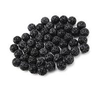TOPINCN Matière de Filtre D'aquarium à Grande Volume à Boule de Grand Volume pour étangs de Poisson PVC + éponge Noire (16 mm avec Coton)