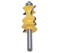 TOPINCN Mèche de Routeur de Moulage Architectural, Coupe-Bois Efficace pour Bois Dur, Tendre, Tige de 8 Mm, Diamètre de Lame de 28 Mm pour une Décoration élégante