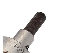 TOPINCN Mèche de Scie Cloche en Acier Inoxydable de 30 Mm pour une Coupe Facile sur des Panneaux Métalliques avec Foret Pilote à Pointe Fendue, Adaptée aux Projets de Travail des Métaux