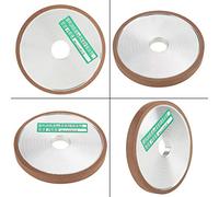 TOPINCN Meule en Résine Diamantée pour Meuleuse de Coupe de Polissage 150, Forte Résistance et Longue Durée de Vie pour Couteaux en Alliage, Métal, Diamant/résine, 100 * 20 * 10mm